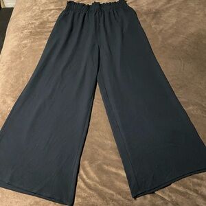 Shein Wide-Leg Black Pants size large